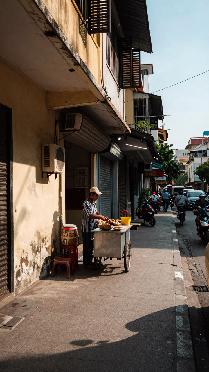 Late Afternoon in Ho Chi Minh City in in Ho Chi Minh City, Vietnam