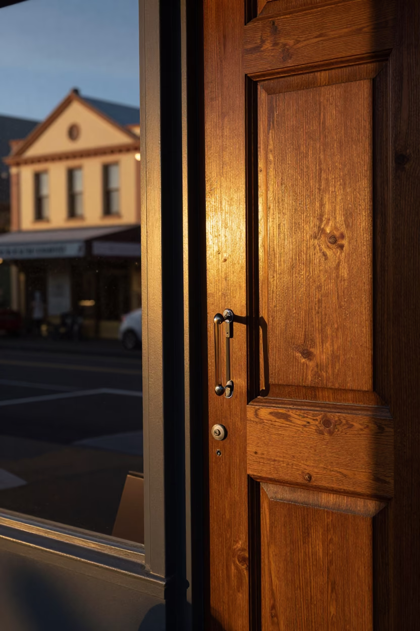 Late Afternoon in Hobart at The Late Afternoon Light in in Hobart, Tasmania, Australia