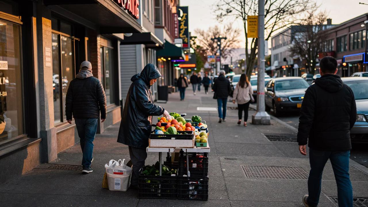 Late Afternoon in Seattle at The Late Afternoon Light in in Seattle, Washington, United States