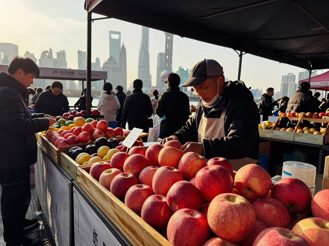 Late Afternoon in Shanghai at The Late Afternoon Light in in Shanghai, China