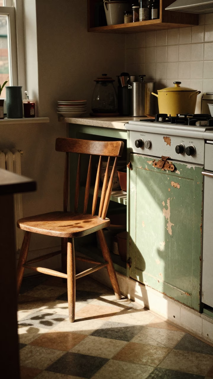 Late Afternoon Light on Kitchen Scene in Dublin in in Dublin, Ireland