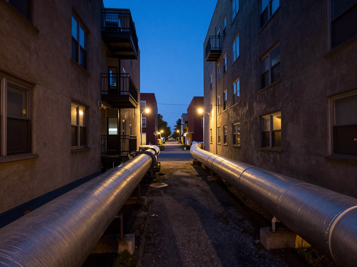 Late Evening in Halifax at Late At Night Light in in Halifax, Nova Scotia, Canada