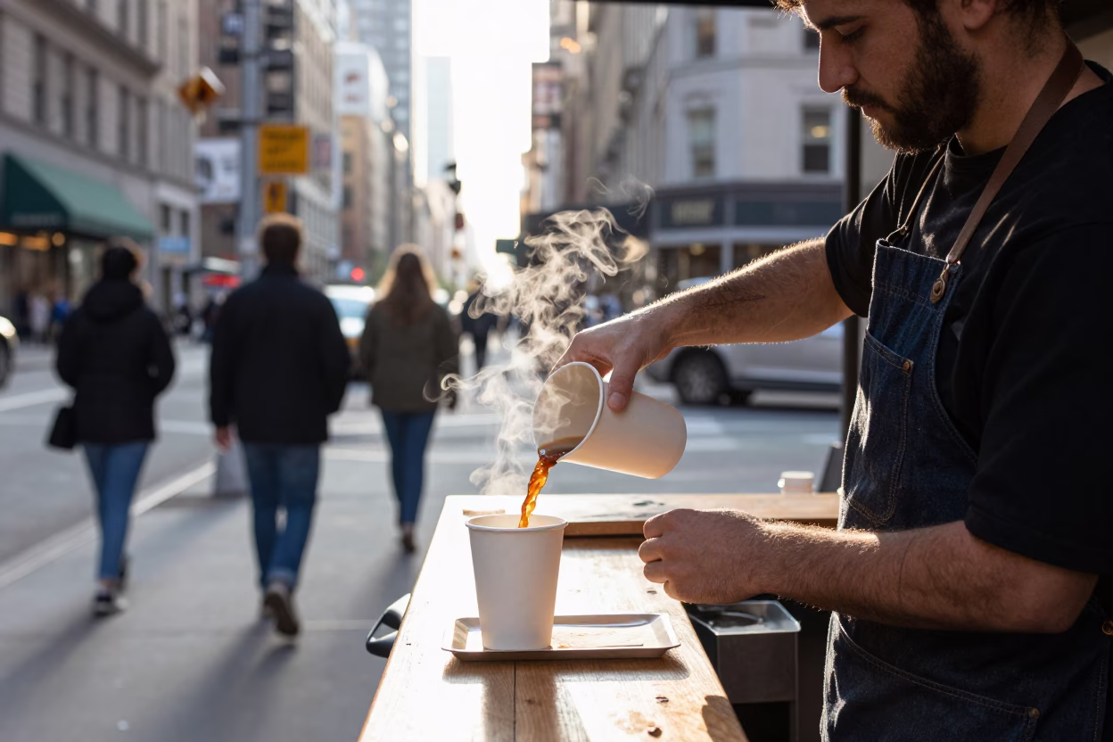 Late Morning at The Late Morning Light in New York in in New York, New York, United States