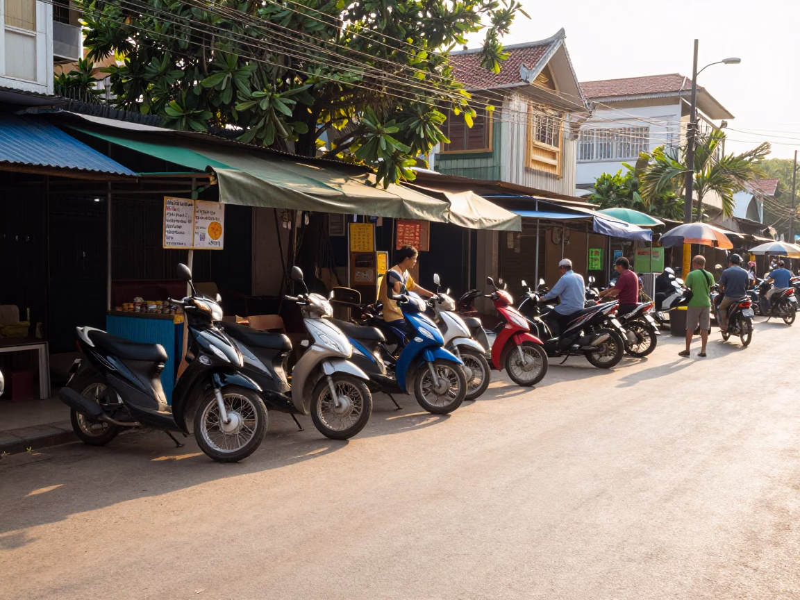Late Morning at The Late Morning Light in Phnom Penh in in Phnom Penh, Cambodia