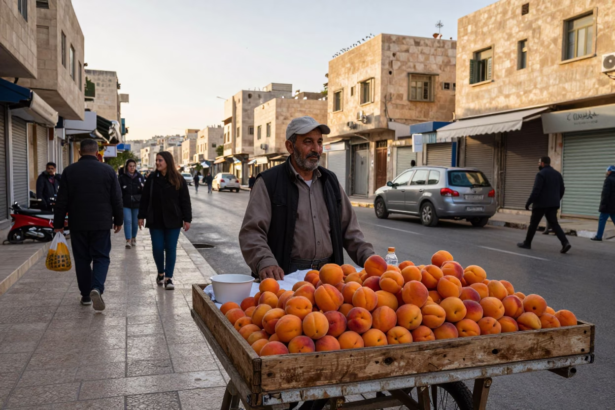Late Morning in Amman at The Late Morning Light in in Amman, Jordan