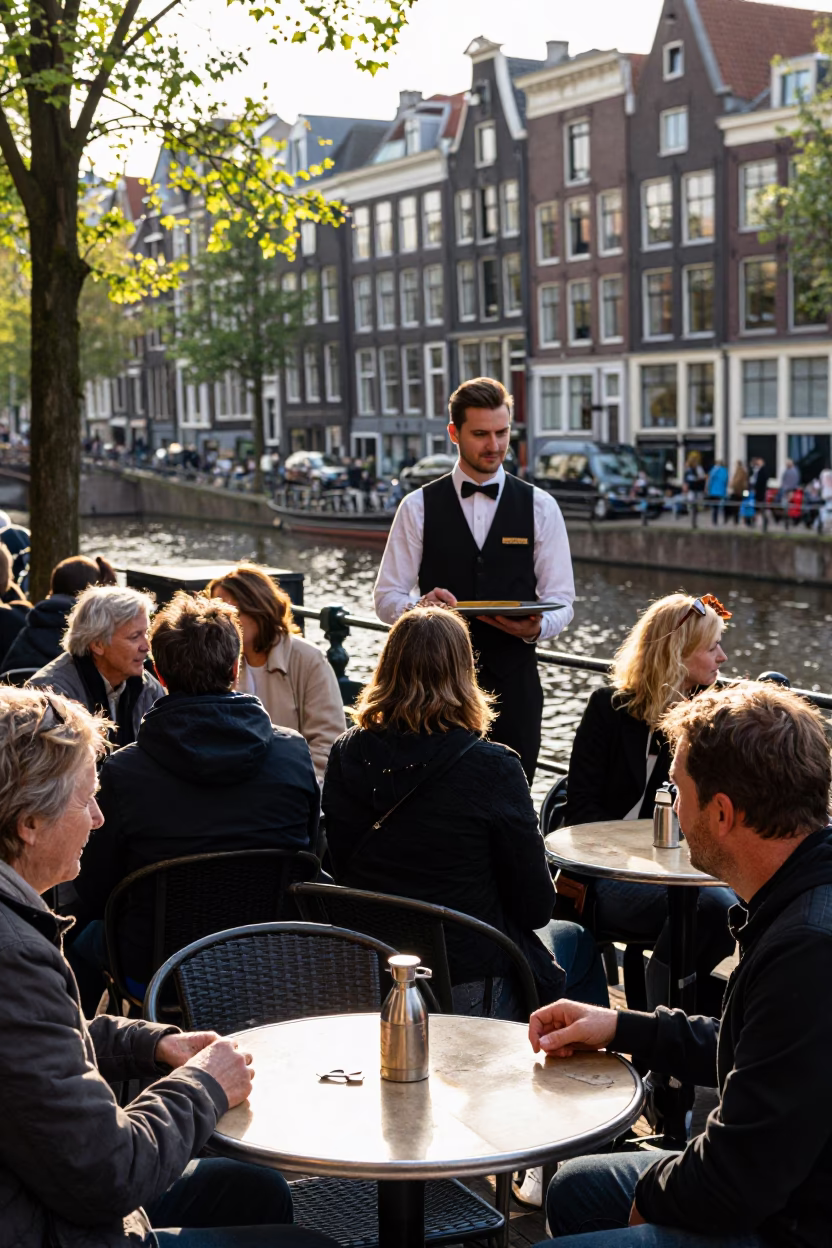 Late Morning in Amsterdam at The Late Morning Light in in Amsterdam, Netherlands