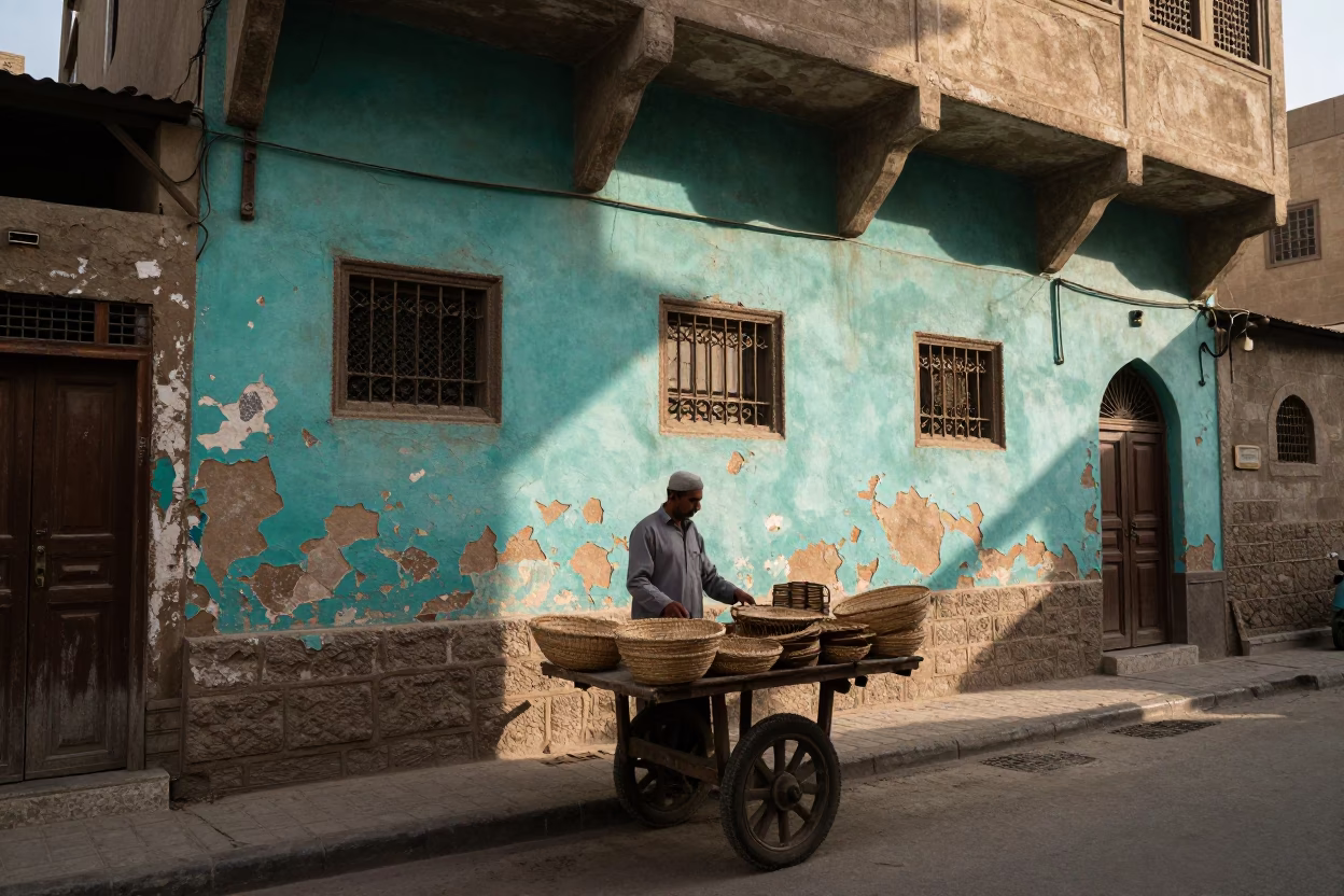 Late Morning in Cairo at The Late Morning Light in in Cairo, Egypt