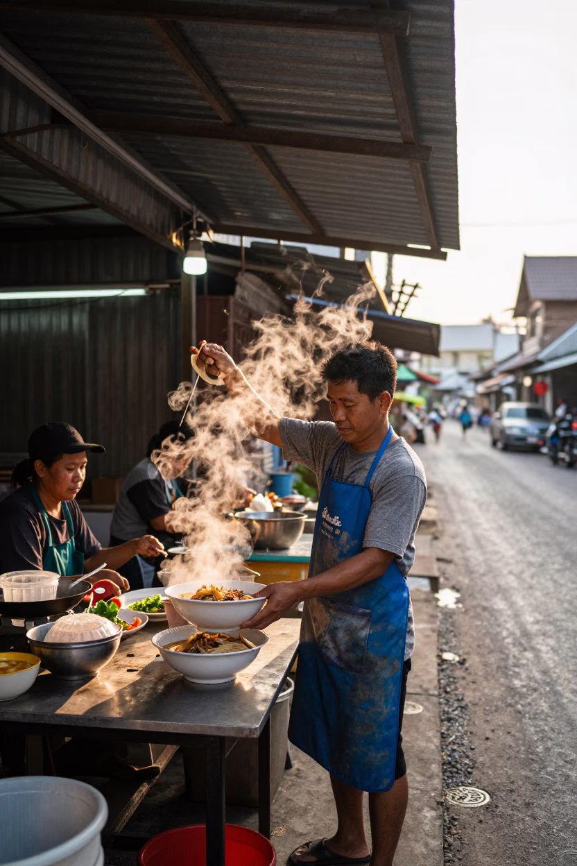 Late Morning in Chiang Mai at The Late Morning Light in in Chiang Mai, Thailand