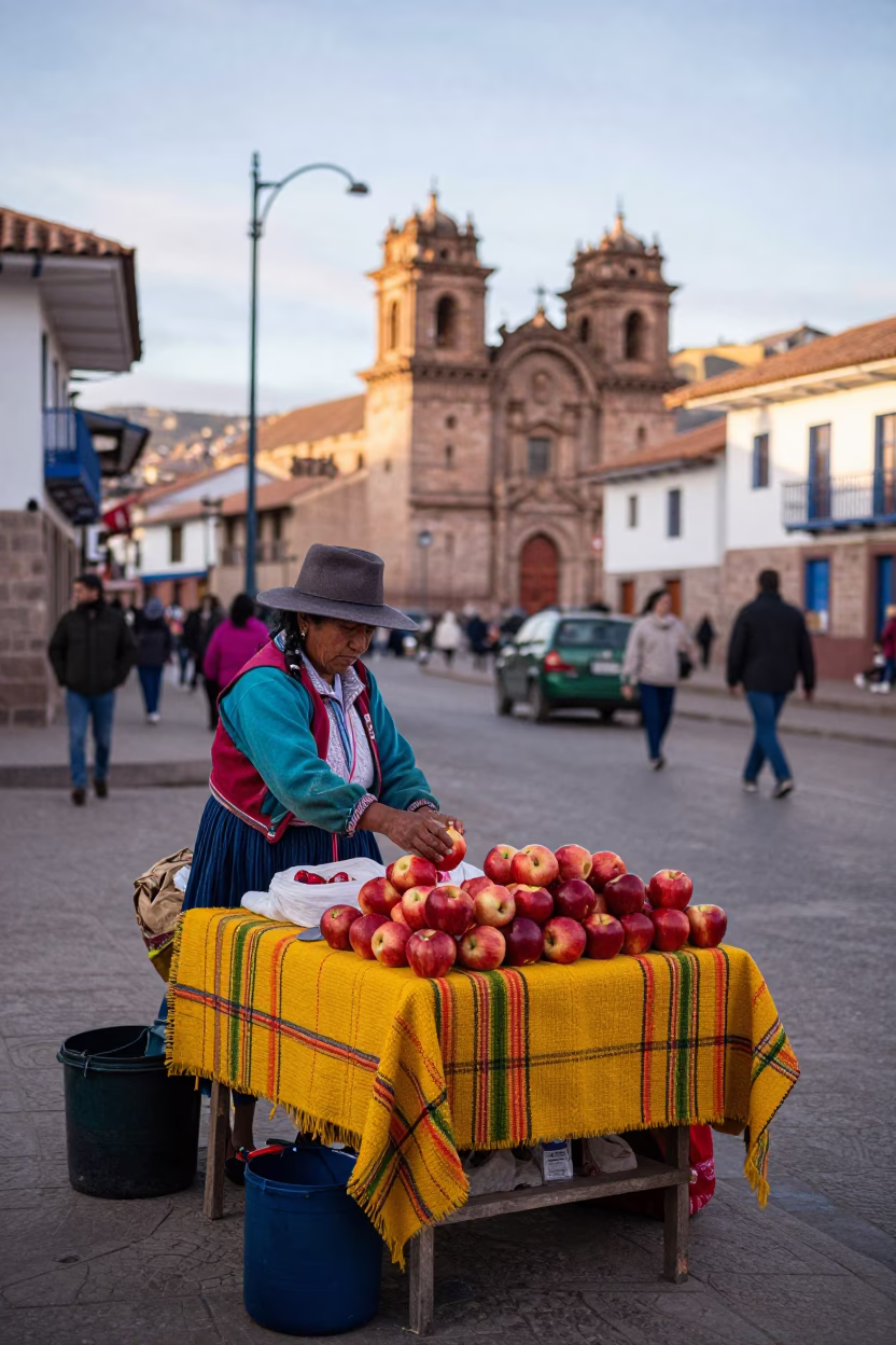 Late Morning in Cusco at The Late Morning Light in in Cusco, Peru