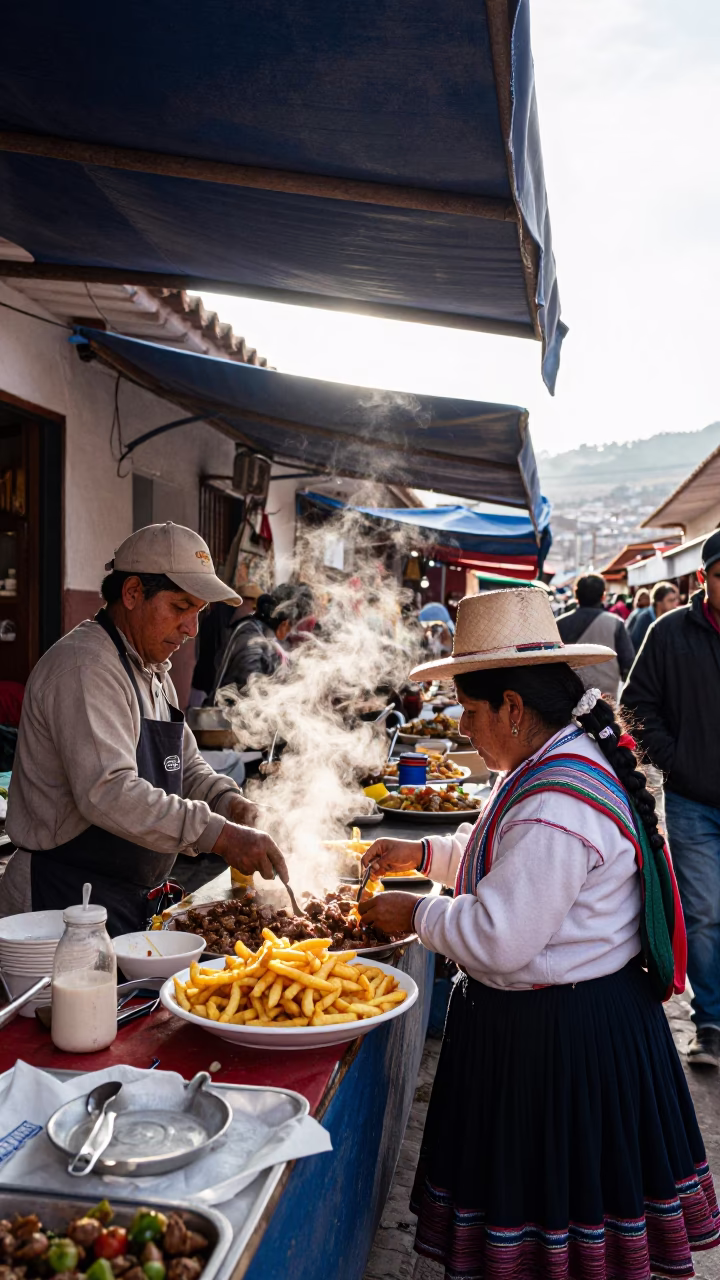 Late Morning in Cusco at The Late Morning Light in in Cusco, Peru