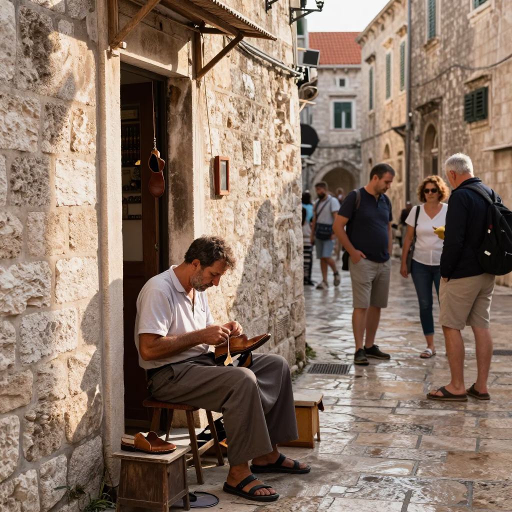 Late Morning in Dubrovnik at The Late Morning Light in in Dubrovnik, Croatia