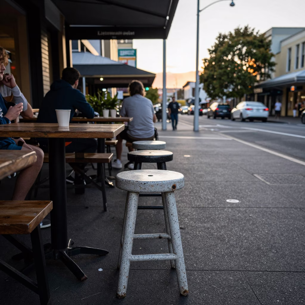 Late Morning in Hobart at The Late Morning Light in in Hobart, Tasmania, Australia