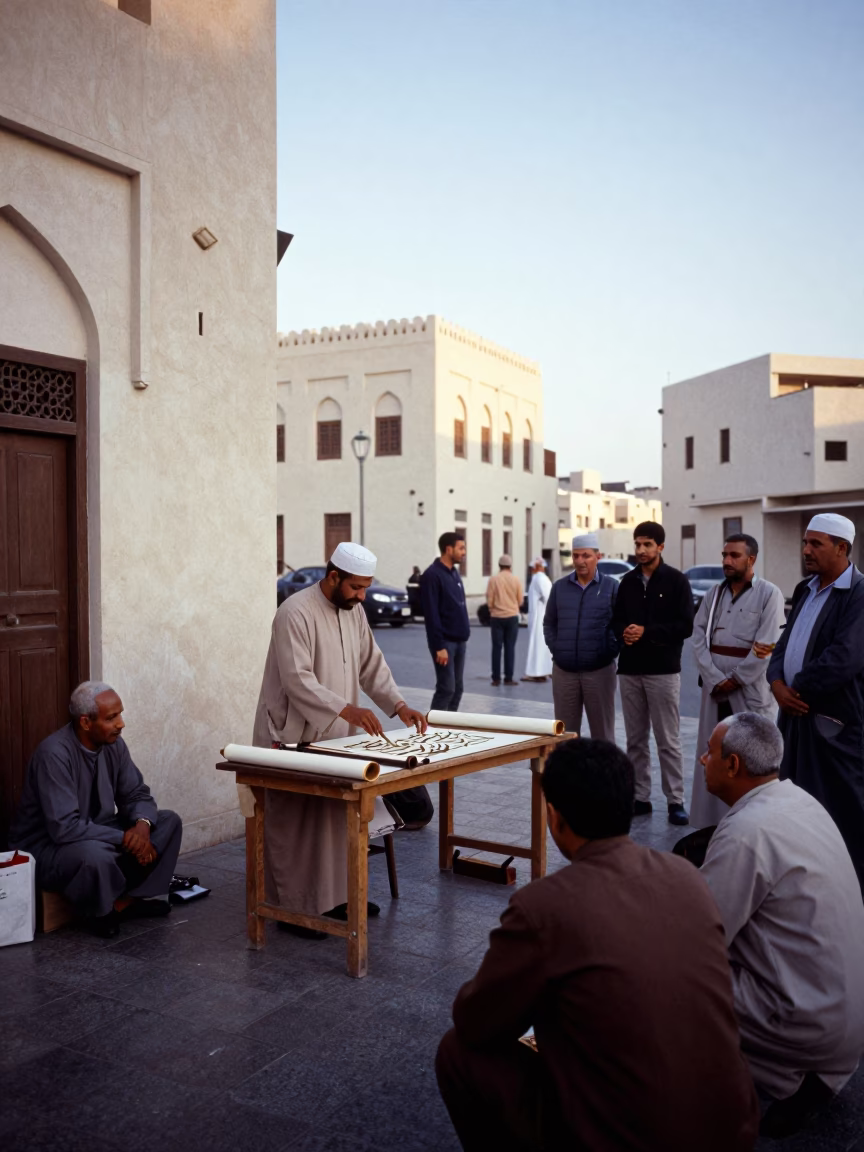 Late Morning in Muscat at The Late Morning Light in in Muscat, Oman