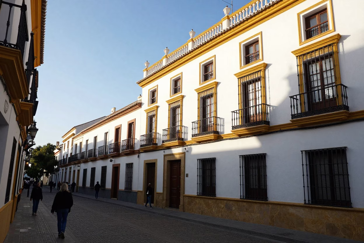 Late Morning in Seville at The Late Morning Light in in Seville, Spain