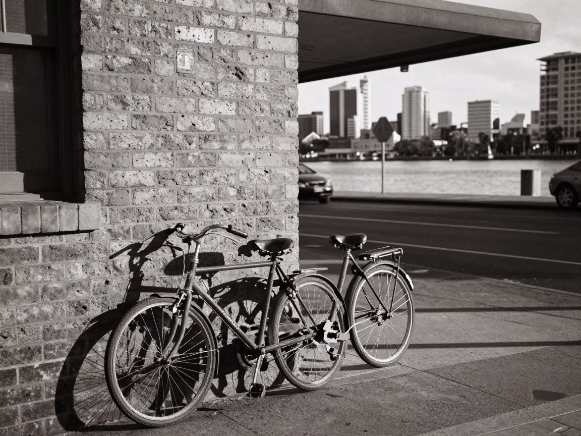 Late Morning Street Scene in Perth Western Australia with Vintage Details and Local Interaction in in Perth, Western Australia, Australia
