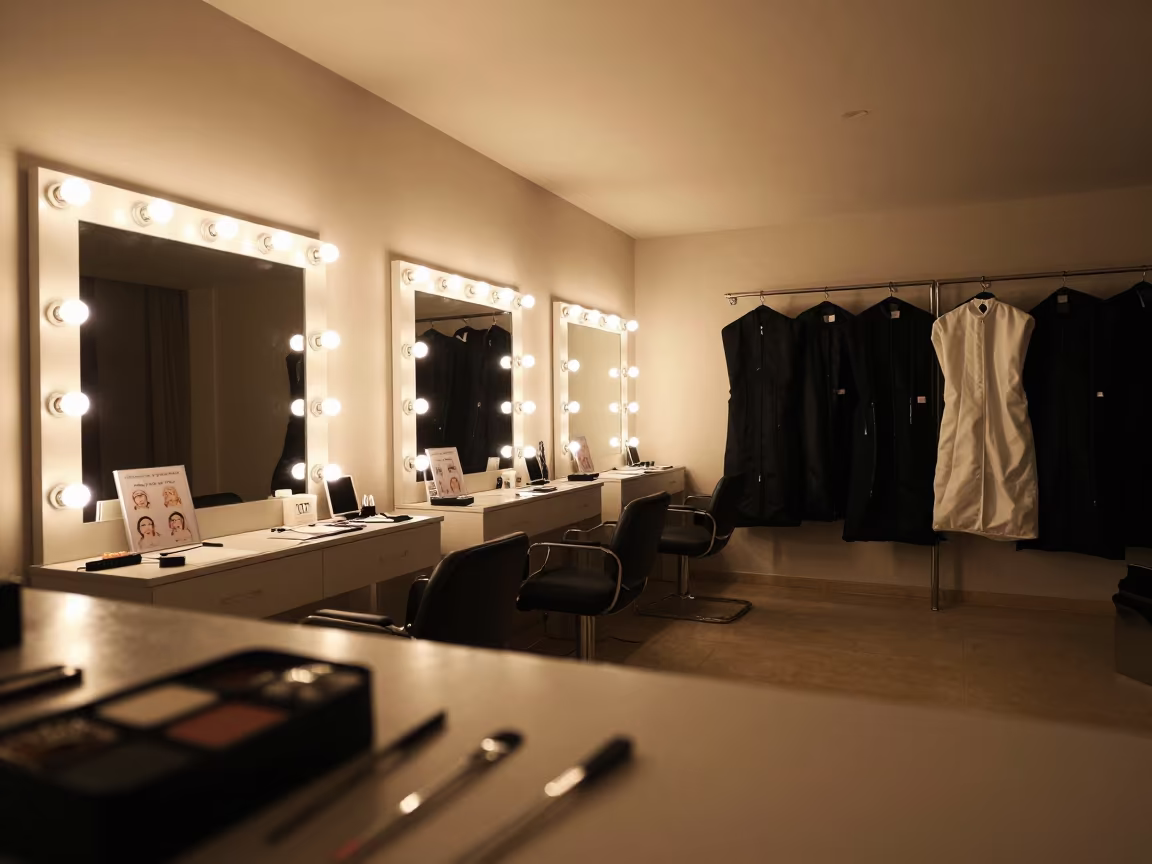 Late Night Bridal Prep Room Isparta in inside a salon row near Isparta