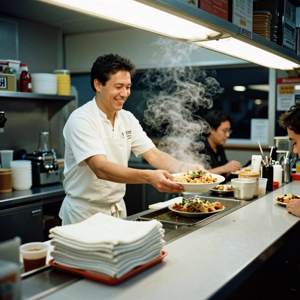 Late Night Diner Counter Service in Auckland New Zealand in in Auckland, New Zealand