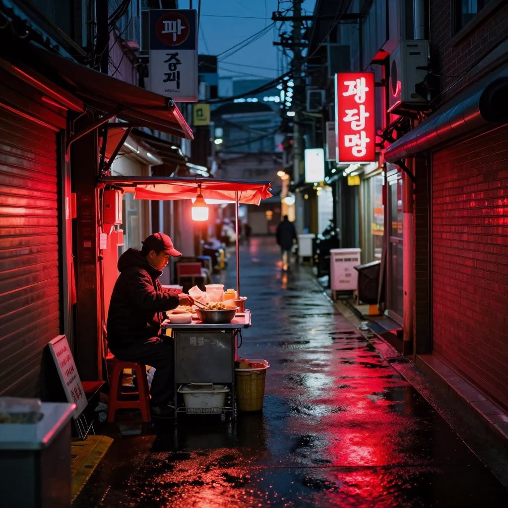 Late-night Food in Seoul in in Seoul, South Korea