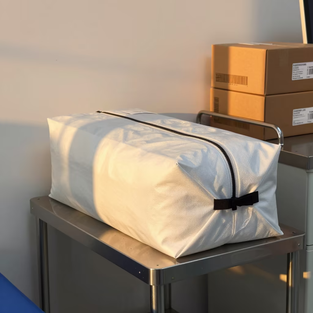 Laundry Bag Clinic Exam Room Sunset in inside a clinic exam room near Anyang