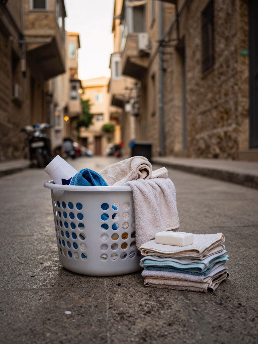 Laundry Basket in Beirut in in Beirut, Lebanon