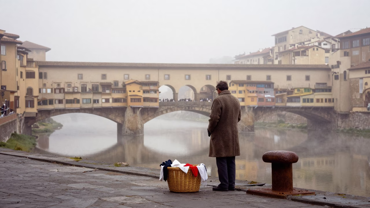 Laundry Basket in Florence in in Florence, Italy