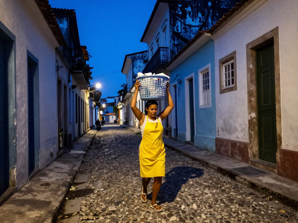 Laundry Basket in Salvador in in Salvador, Brazil