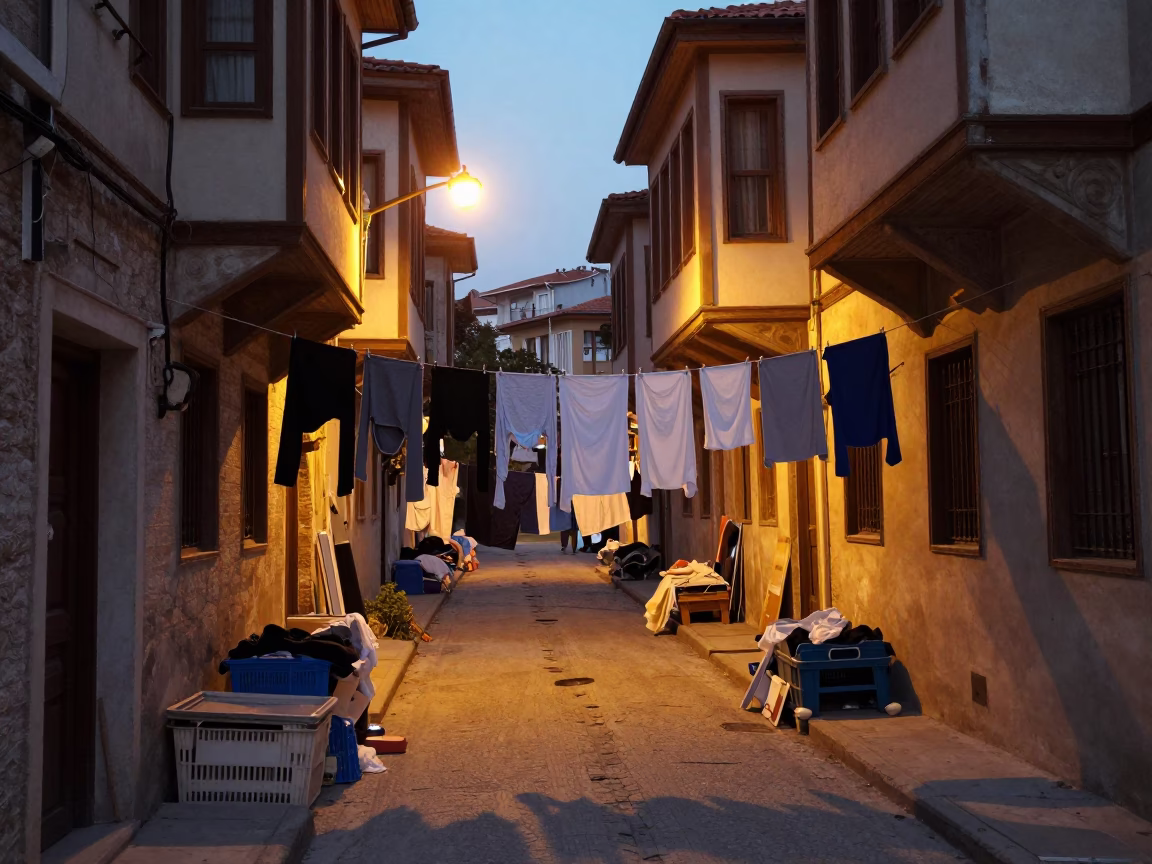 Laundry Drying in Izmir in in Izmir, Turkey