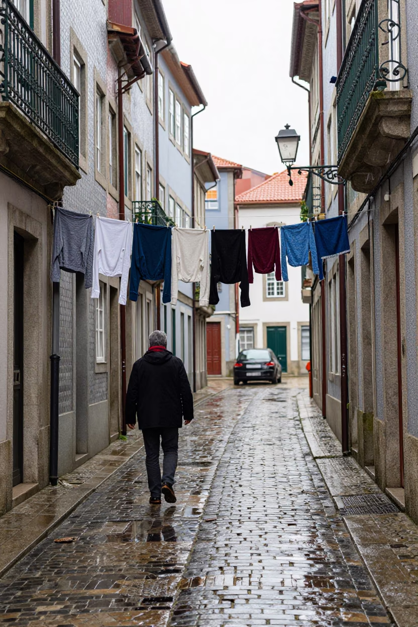 Laundry Drying in Porto in in Porto, Portugal