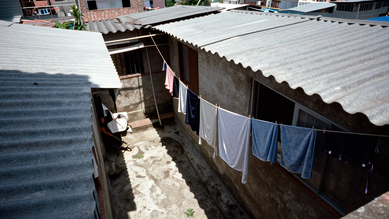 Laundry Drying in Rio De Janeiro in in Rio de Janeiro, Brazil