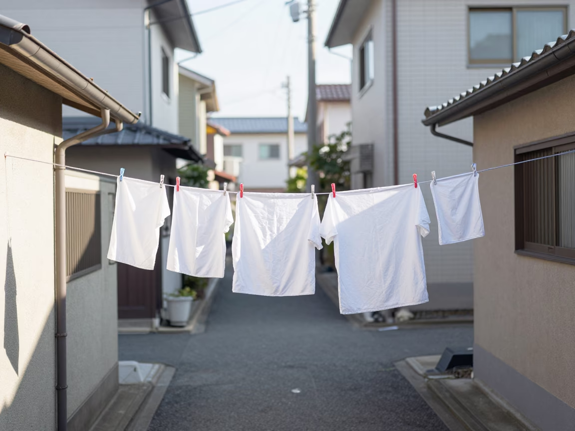 Laundry Drying in Sapporo in in Sapporo, Japan