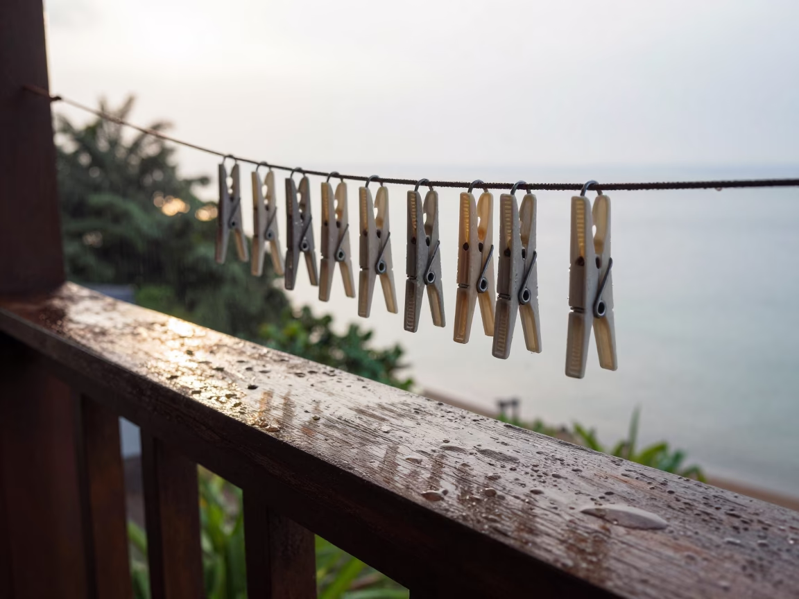 Laundry Pins in Phuket in in Phuket, Thailand