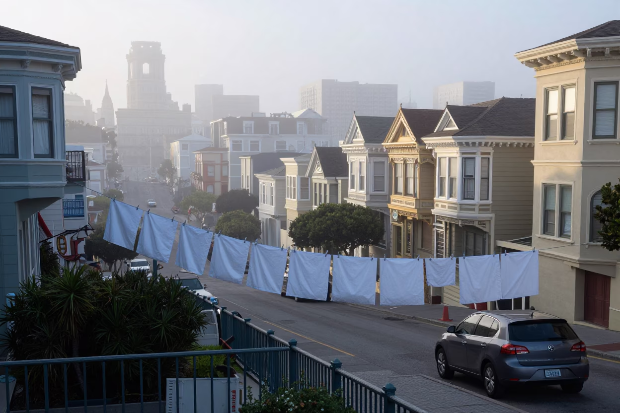Laundry Pins in San Francisco in in San Francisco, California, United States