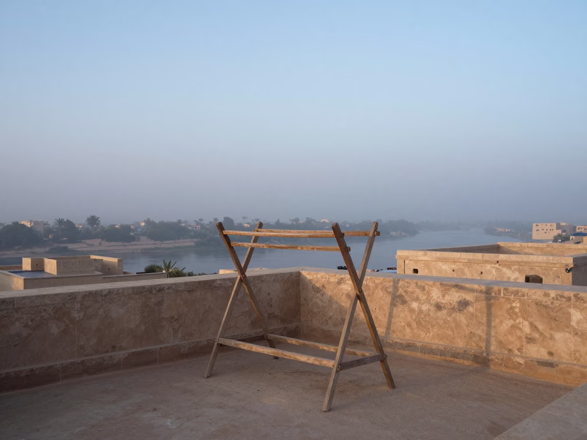 Laundry Rack in Luxor in in Luxor, Egypt