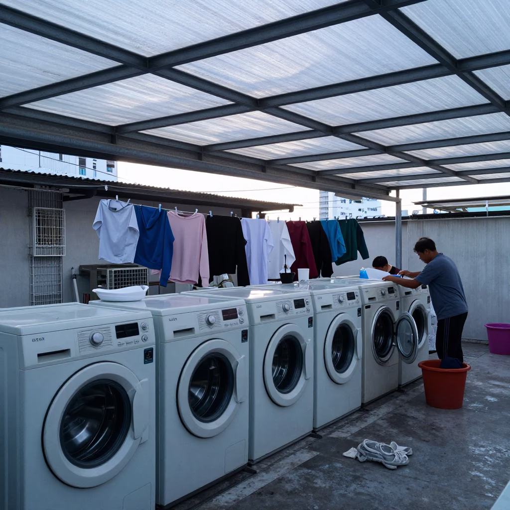Laundry Routine in Singapore in in Singapore, Singapore