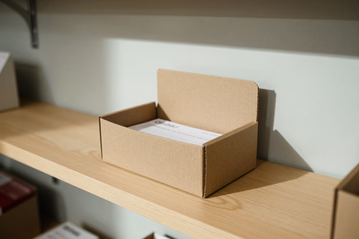 Layaway Box Storefront Ordu Spring Morning in inside a storefront prepared for opening near Ordu