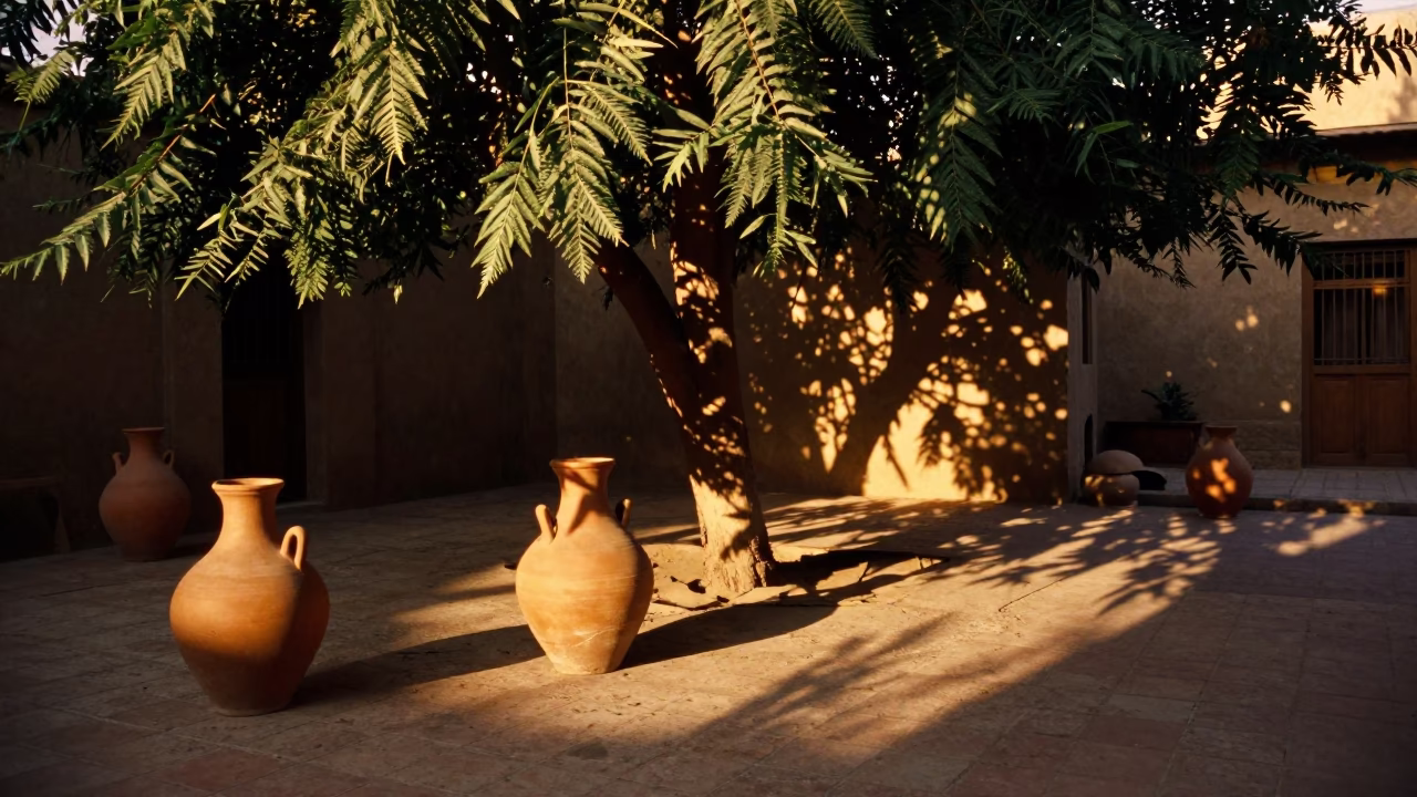 Leaf Shadows in Cairo in in Cairo, Egypt