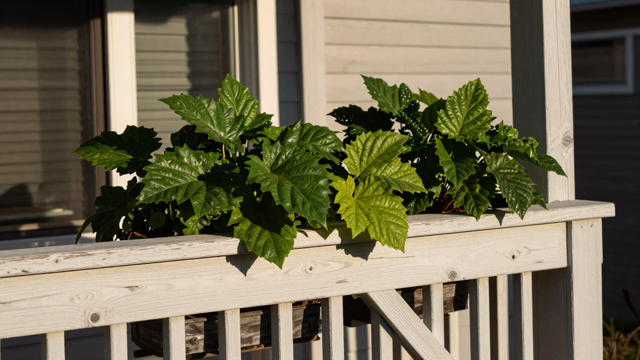 Leafy Houseplants in Montreal in in Montreal, Canada