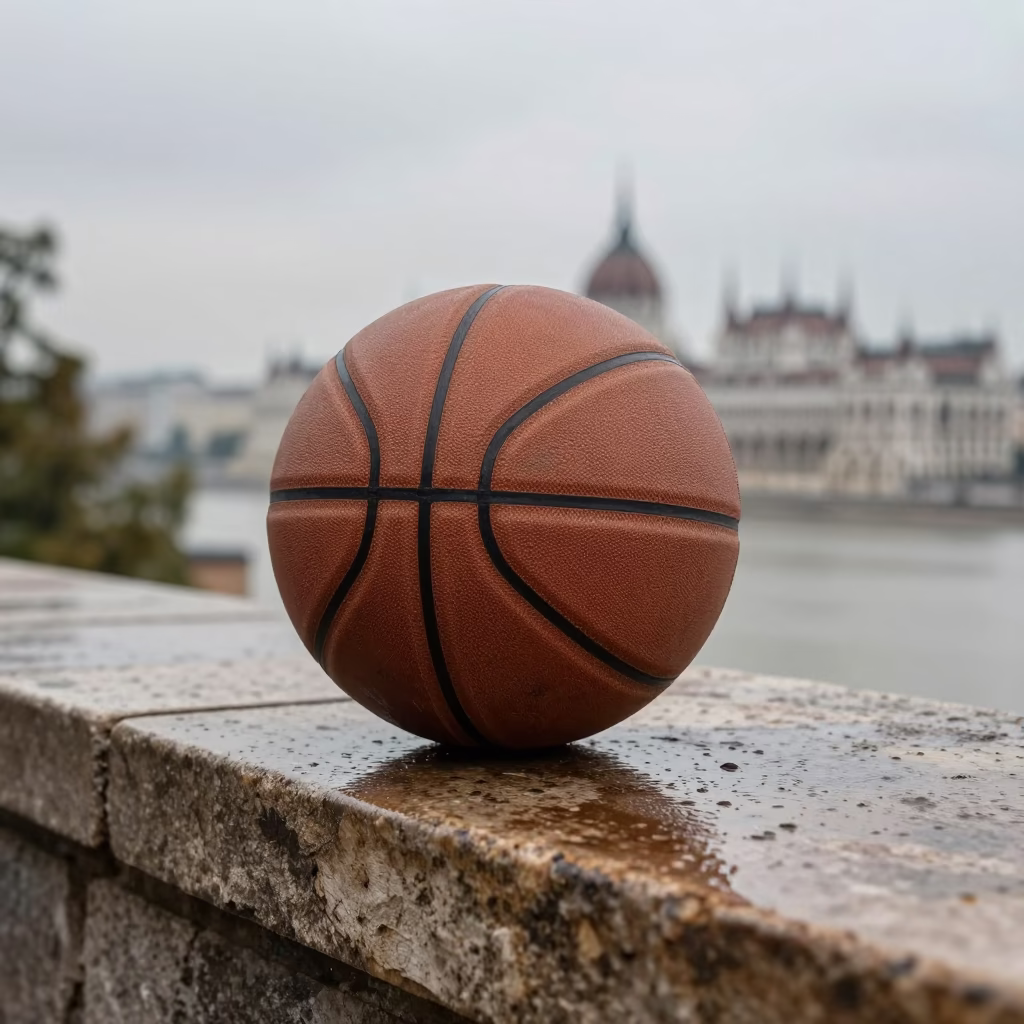 Leather Basketball in Budapest in in Budapest, Hungary