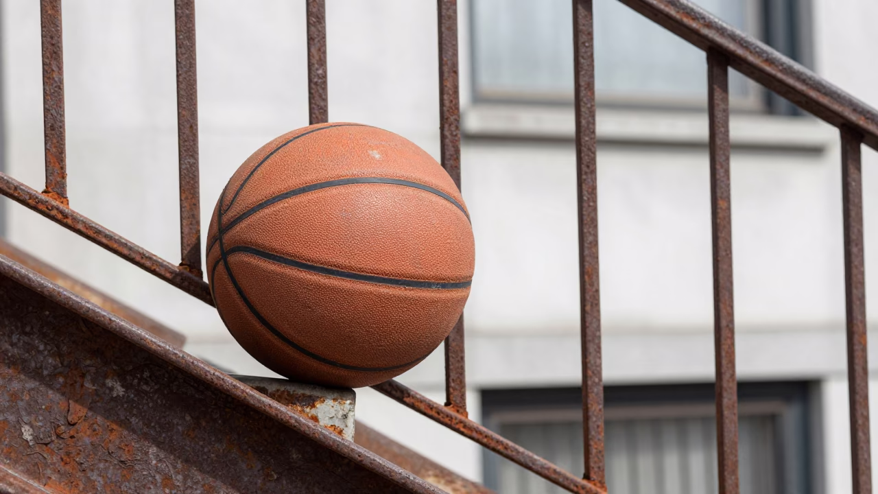 Leather Basketball in Montreal in in Montreal, Canada
