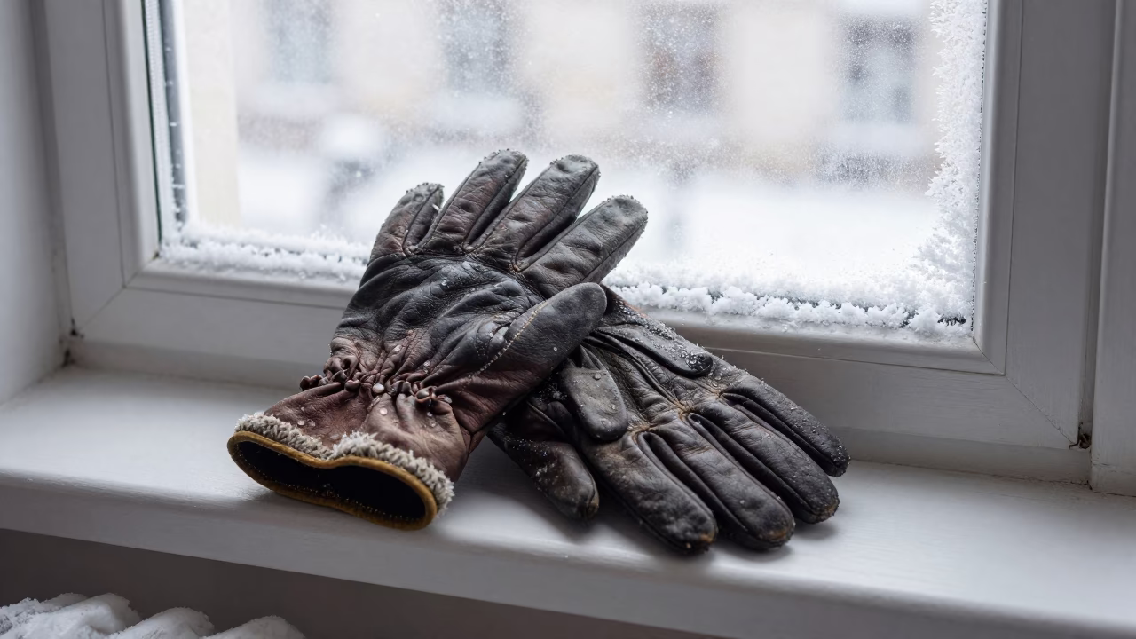 Leather Gloves in Vienna in in Vienna, Austria