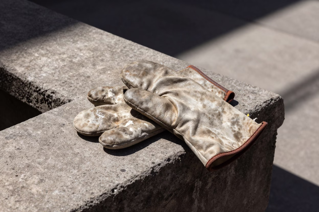 Leather Oven Mitts in Mexico City in in Mexico City, Mexico