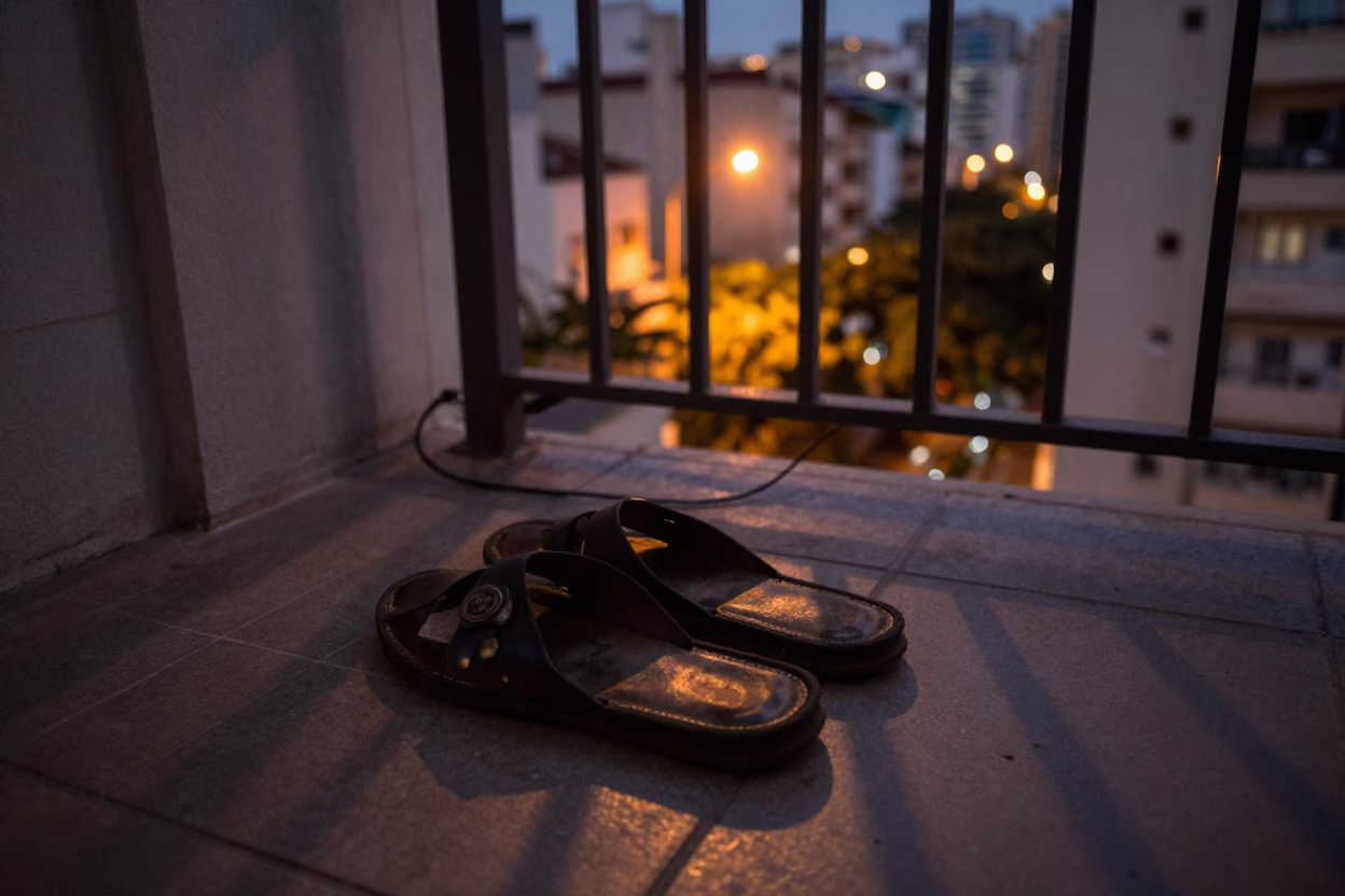 Leather Slippers in São Paulo in in São Paulo, Brazil
