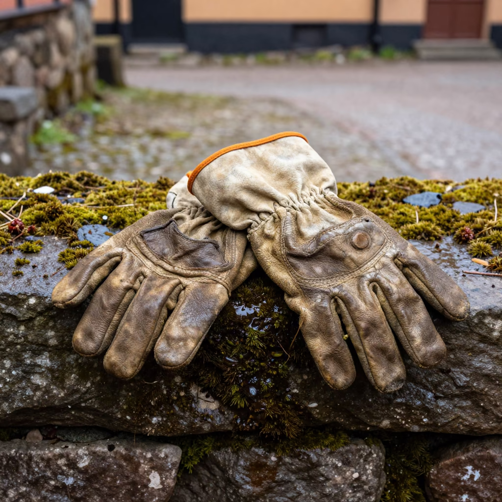 Leather Work Gloves in Stockholm in in Stockholm, Sweden