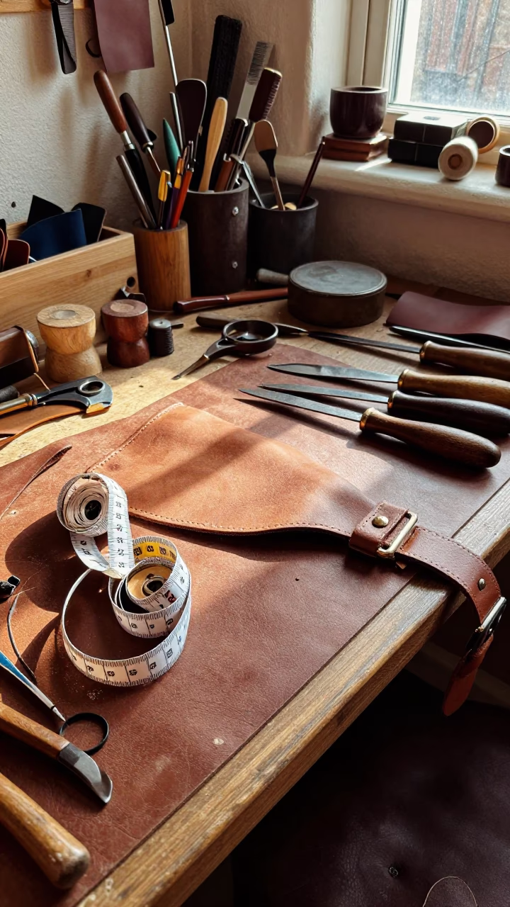 Leatherworking Workbench in Bristol in in Bristol, United Kingdom