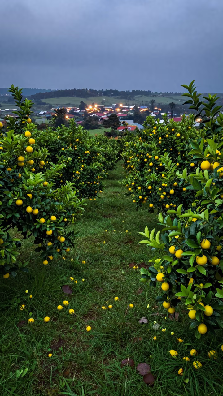 Lemon Grove Twilight in Malawi Meadow in in a bloom-heavy meadow in Malawi