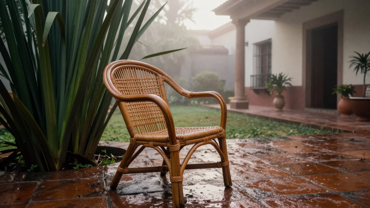 Lemongrass in Merida at Dawn Light in in Merida, Mexico