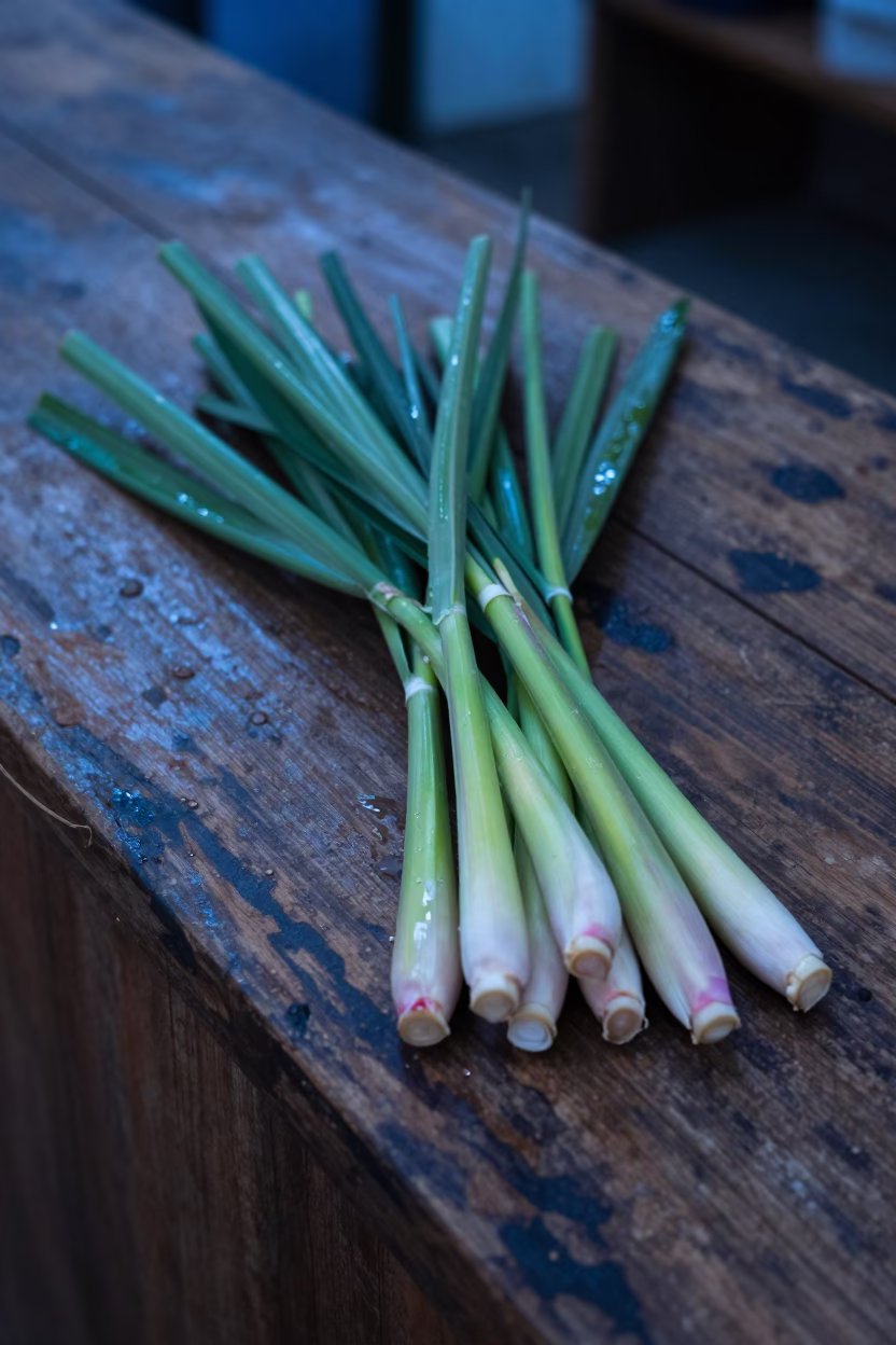 Lemongrass Stalks in Kuala Lumpur in in Kuala Lumpur, Malaysia