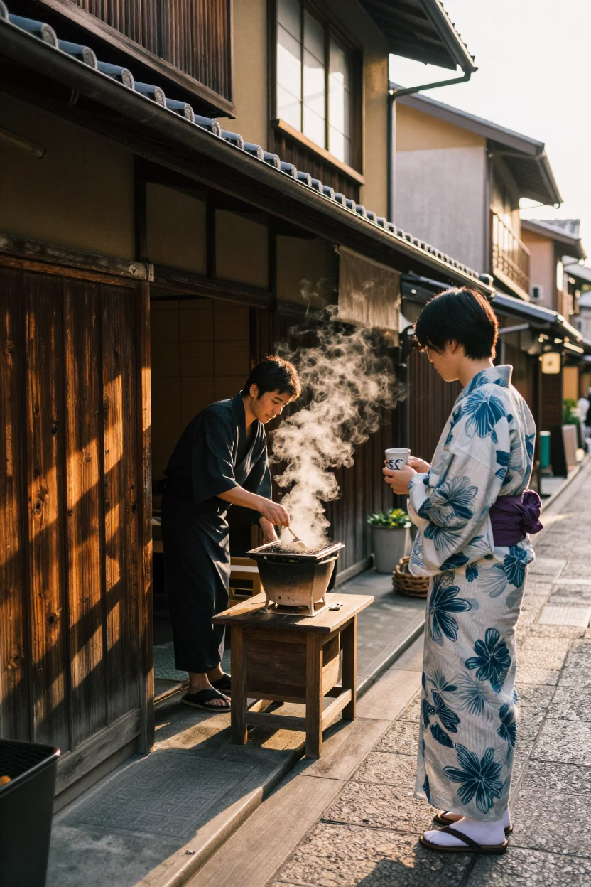 Lemongrass Tea in Kyoto in in Kyoto, Japan