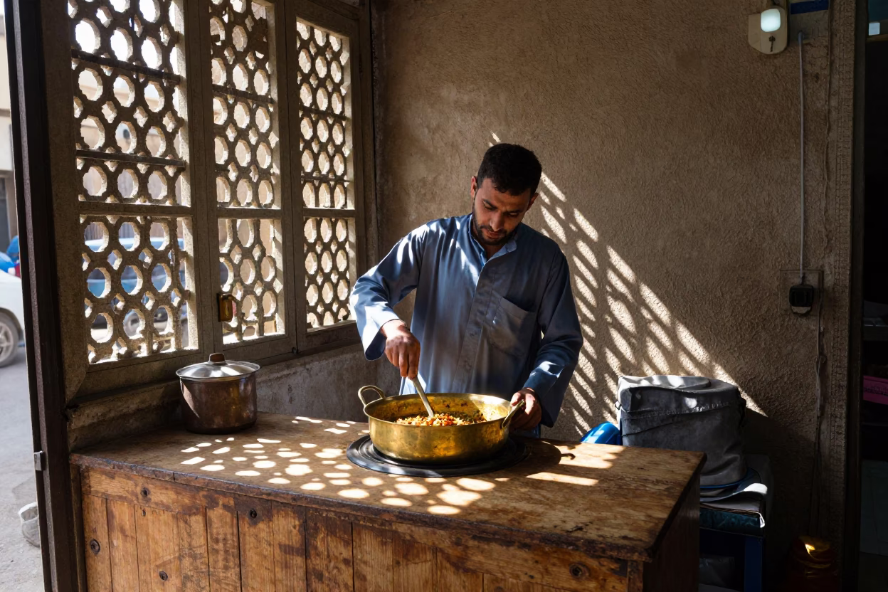 Lentil Stew in Cairo in in Cairo, Egypt
