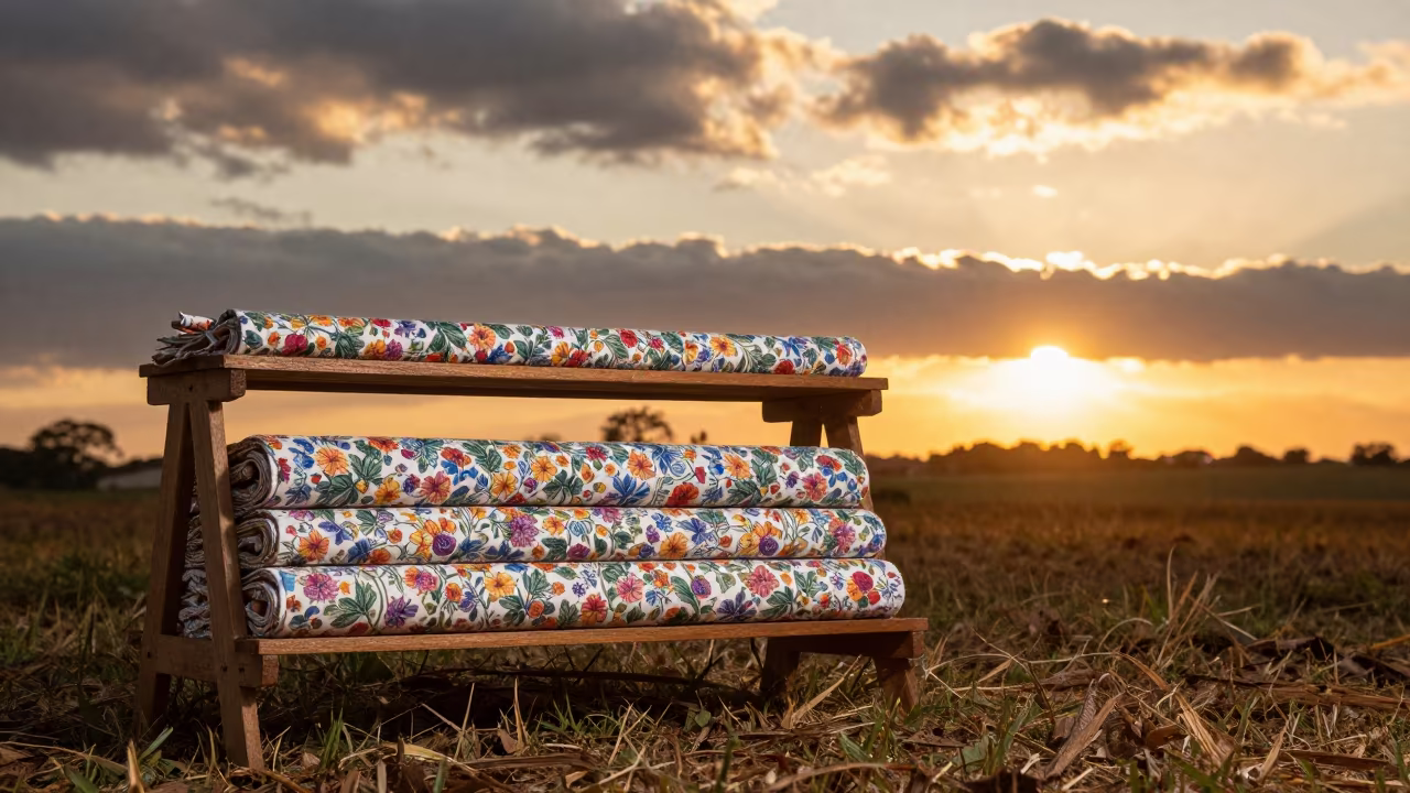 Liberty Floral Cotton on Shelf in Paraná in in Paraná